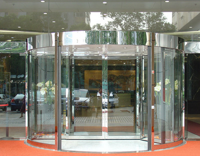 兩翼旋轉(zhuǎn)門 精致美觀，造型獨特，盡在金牛區(qū)登云門業(yè)